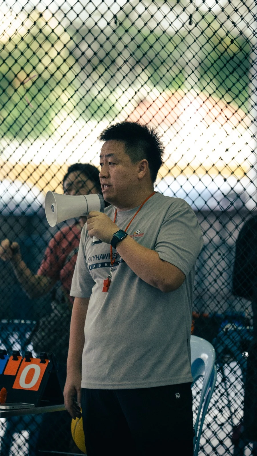Panda Kids Basketball coach with young players