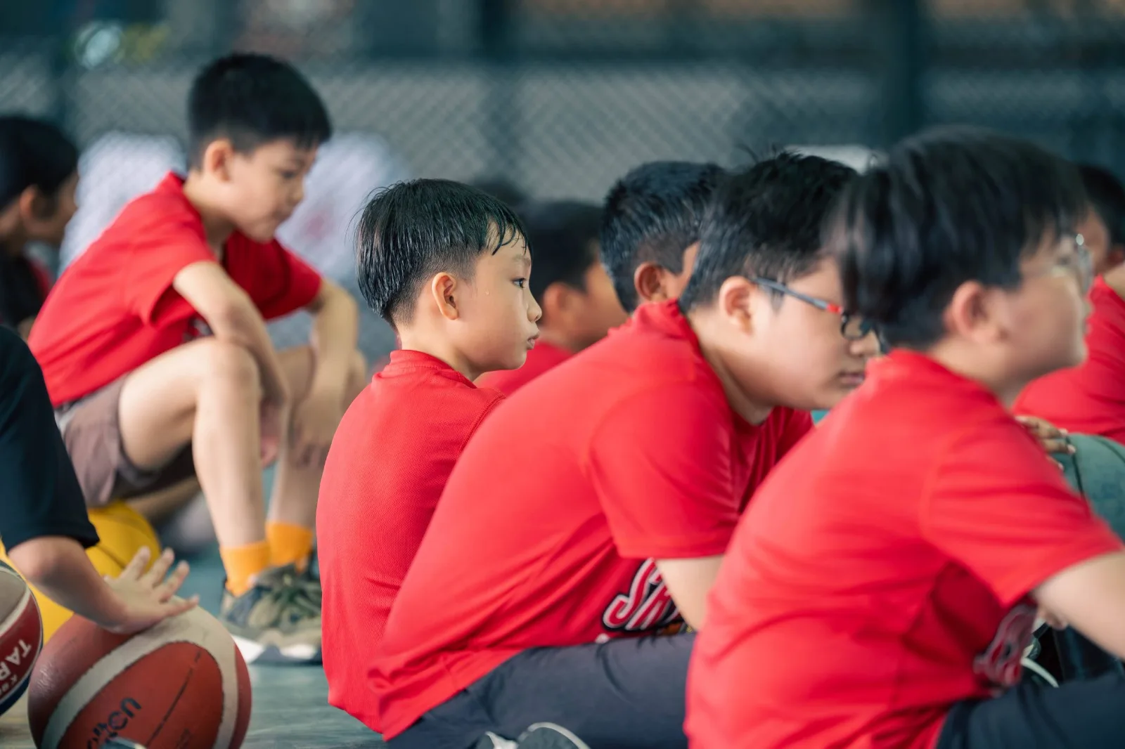 Kids ages 12–15 in B2 Lead with Confidence class